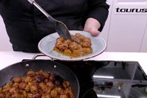 albóndigas con salsa agridulce paso 8