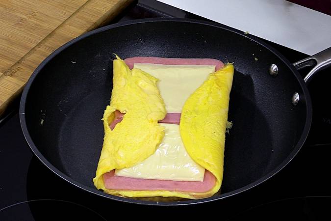sandwich de huevo paso 5