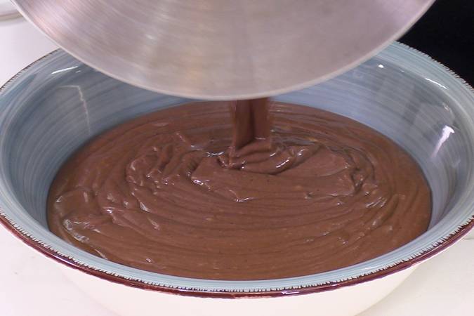 postre de chocolate en vaso paso 5
