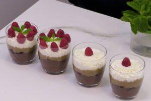 postre de chocolate en vaso paso 10