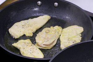 pechugas a la carbonara paso 2