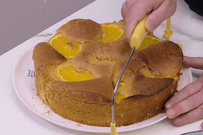 tarta de naranja rellena de chocolate paso 7