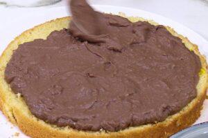 tarta de naranja rellena de chocolate paso 8