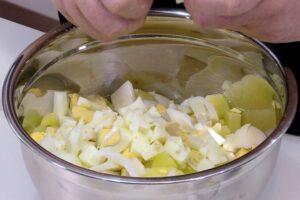 ensaladilla rusa sin mayonesa paso 3