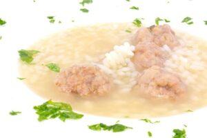 sopa de arroz paso final