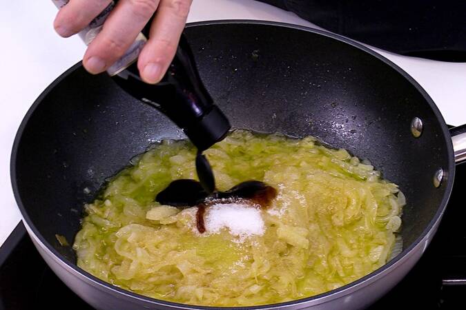 cebolla caramelizada paso 3