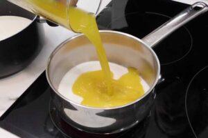 Pastel frío de naranja sin horno paso 1