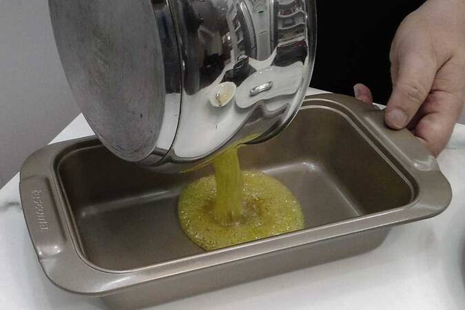 Pastel frío de naranja sin horno paso 2