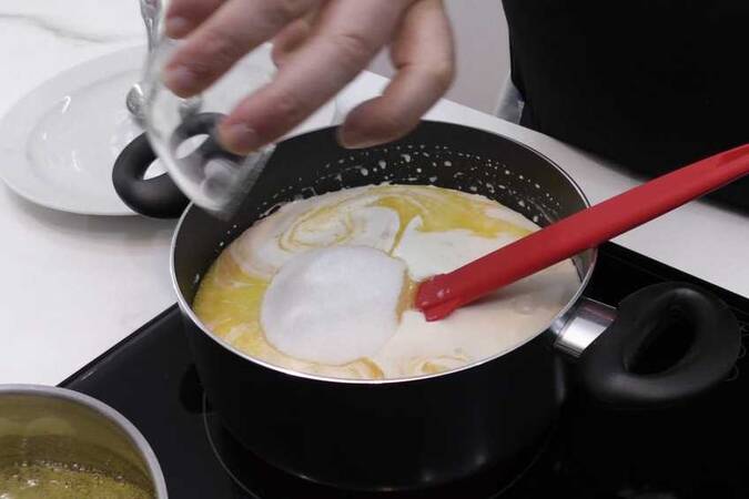 Pastel frío de naranja sin horno paso 4