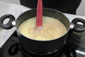 Pastel frío de naranja sin horno paso 5