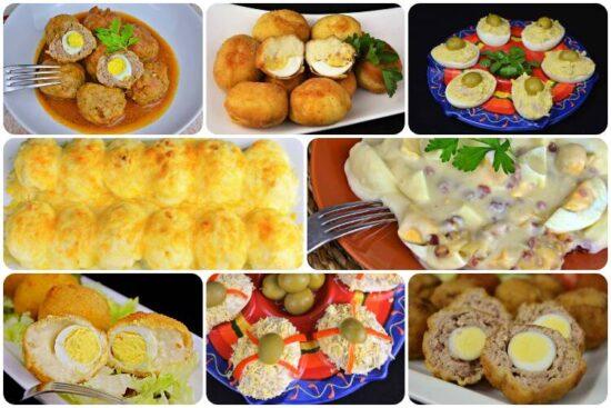 recetas con huevo cocido