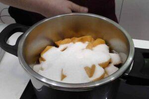 mermelada de melocotón paso 1