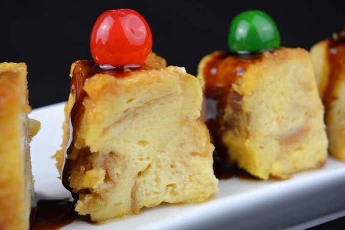 pudin de pan con naranja paso final