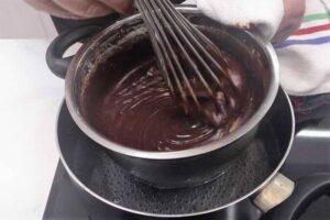 Ganache de chocolate paso 2