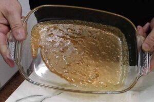 Pudin de queso y nueces paso 1