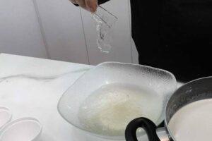 Panna cotta de turrón paso 4