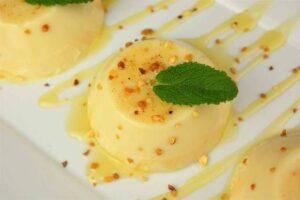 Panna cotta de turrón paso final