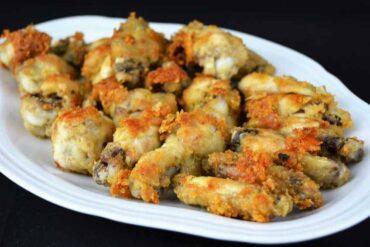 alitas de pollo al ajillo