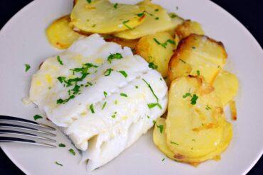 bacalao al horno con patatas