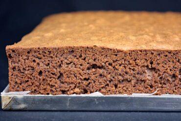 bizcocho de chocolate gigante