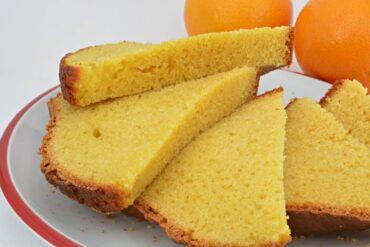 bizcocho de naranja esponjoso
