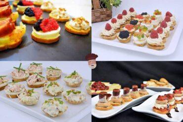 canapes y tapas para Navidad
