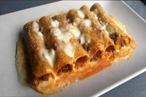 canelones a la boloñesa