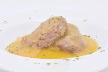 carrilleras con pure de manzana