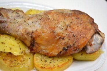 cordero al horno con hierbas aromaticas