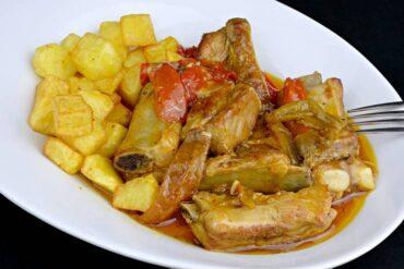 costillas de cerdo a la cerveza