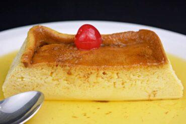 flan de huevo al baño maria