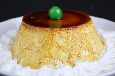 flan de queso mascarpone