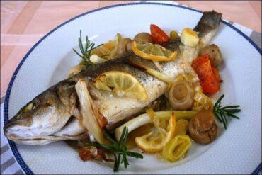 lubina al vino blanco