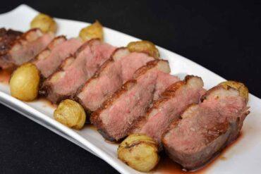 magret de pato con arrope