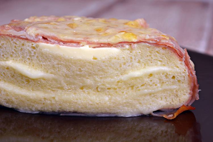 pastel de jamon y queso