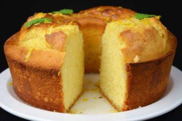 pastel de limon con glaseado de limon