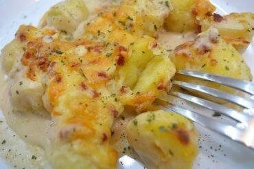 patatas con bechamel
