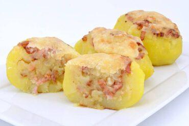 patatas rellenas de beicon