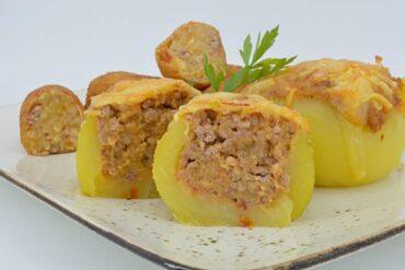 patatas rellenas de carne