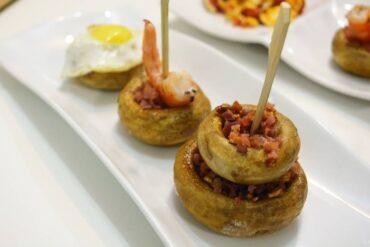 pinchos de champiñon