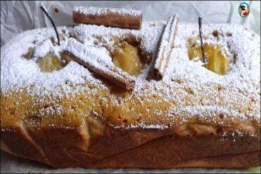 plum cake de manzana asada