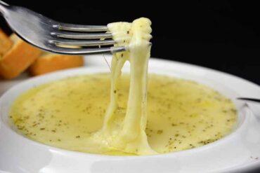 queso provolone fundido