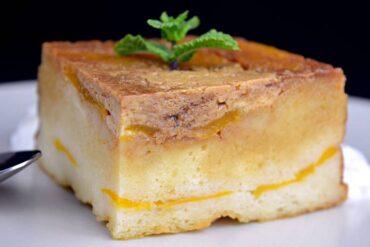 pudin de melocoton