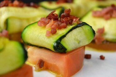 raviolis de calabacin