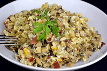 revuelto de champiñones