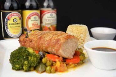 solomillo con salsa teriyaki