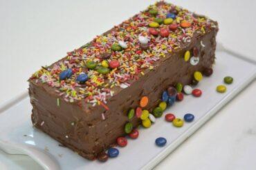 tarta huesitos de dos colores