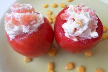 tomates rellenos de queso