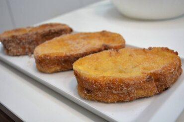 torrijas con aroma de naranja