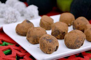 trufas de chocolate